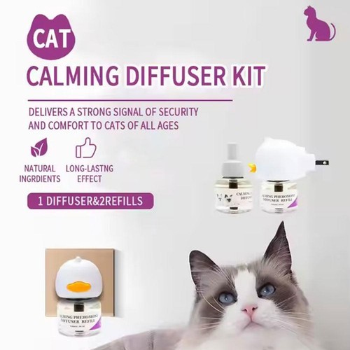 Cat Calming Diffuser Pet Anti Anxiety Feline Pheromones Plug in Stress Relies Q4 - Picture 5 of 17