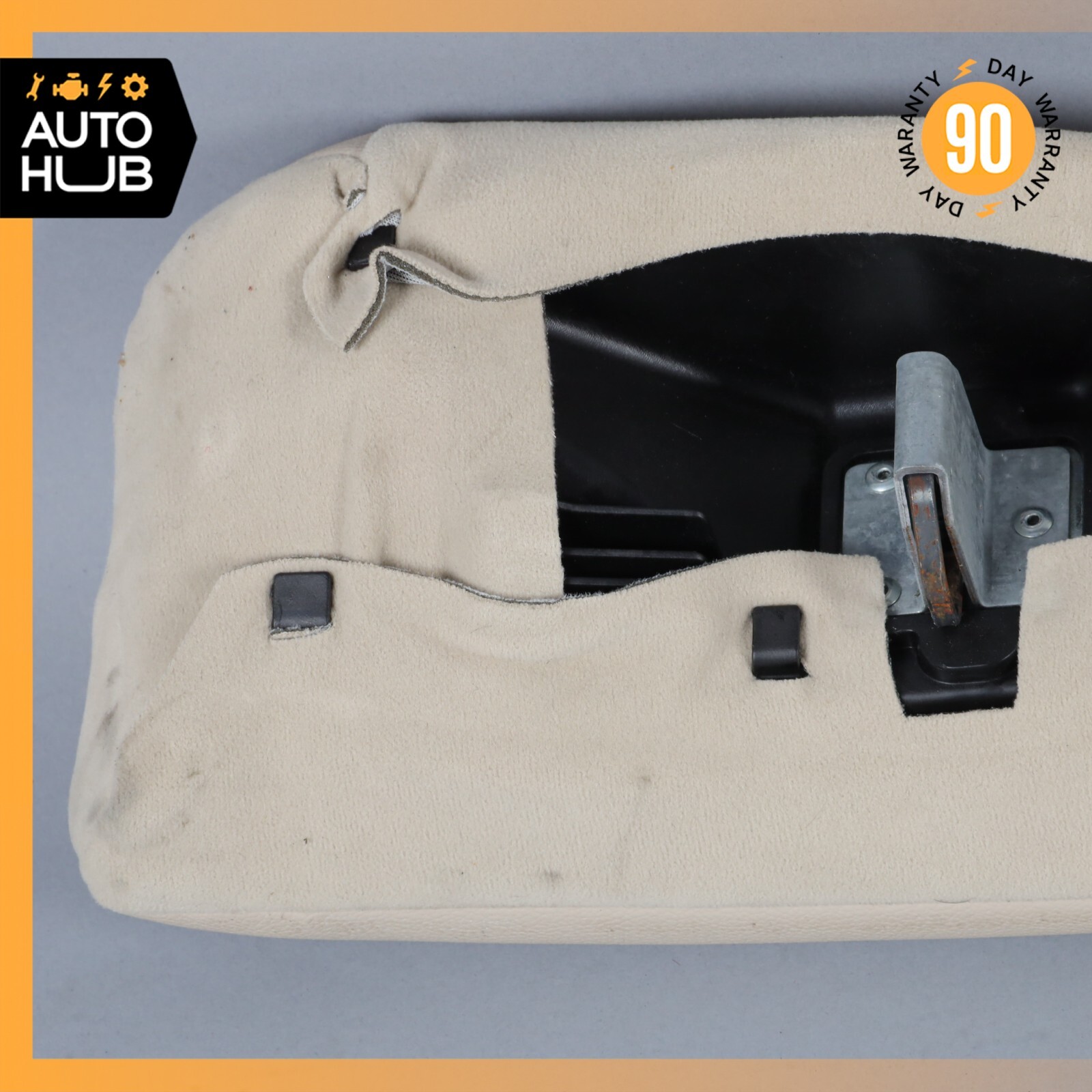 Maserati Quattroporte M156 Rear Right Side Seat Cover Trim Bolster Beige OEM