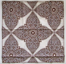 NEW John Robshaw KUMERA 26" Cotton Euro Pillow Sham