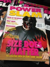 WWE Power Slam Magazine # 62 KANE WWF Wrestling Magazine + Poster