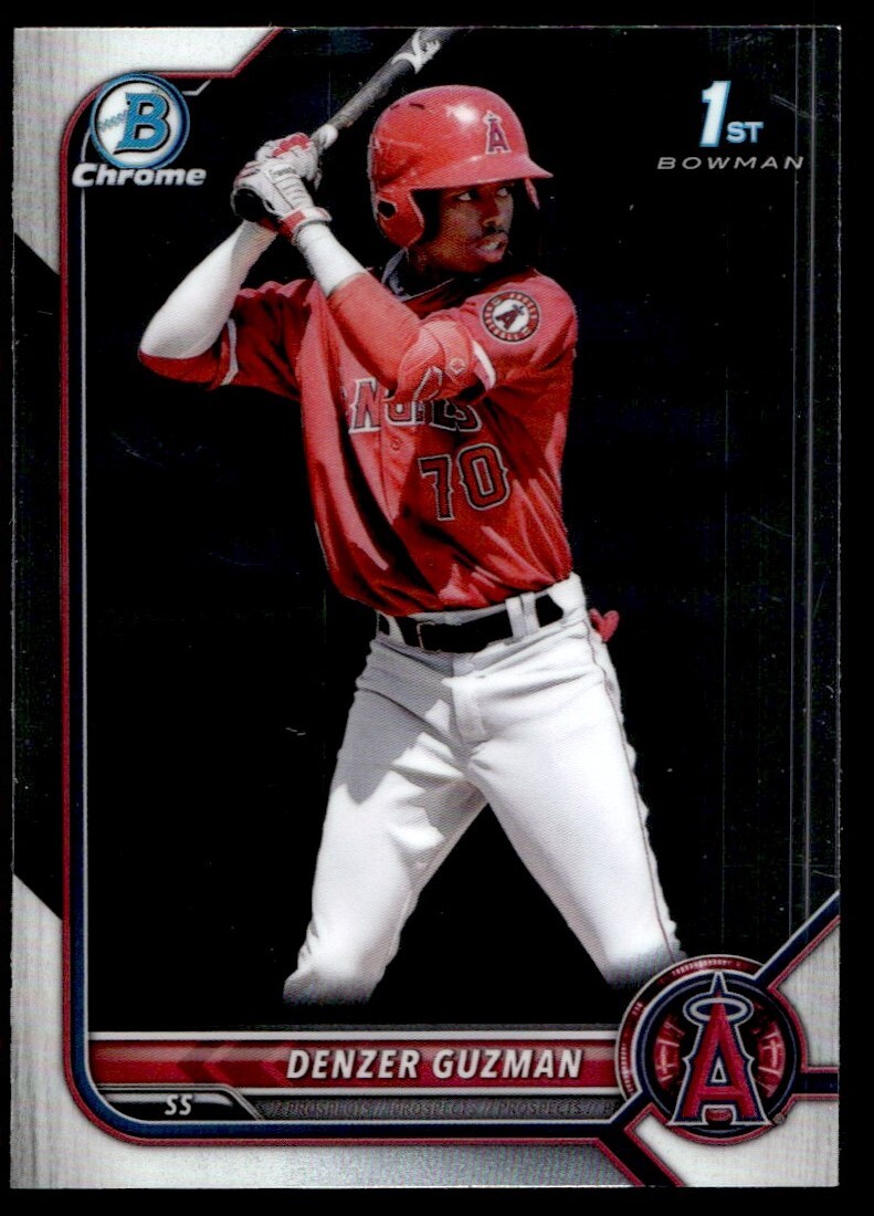 2022 Bowman Chrome Denzer Guzman G53 Los Angeles Angels #BCP-138
