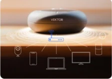 Q-Branch Labs Vektor VK02A Home Network Security  Wi-Fi Device NO CABLES NO BOX