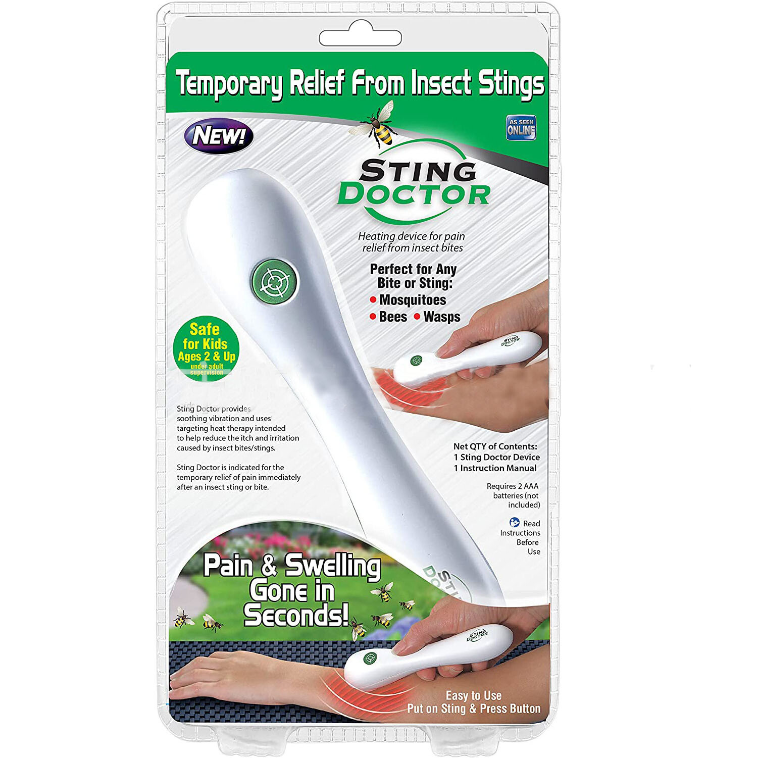 New Elektronischer AntiJuckreizStift Mückenstiche Insektenstiche