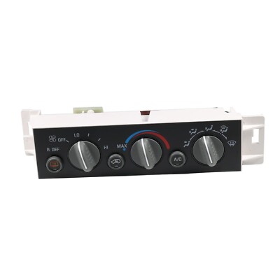 A/C Heater Control Panel Climate Control Module with Rear Window Defogger Swi...