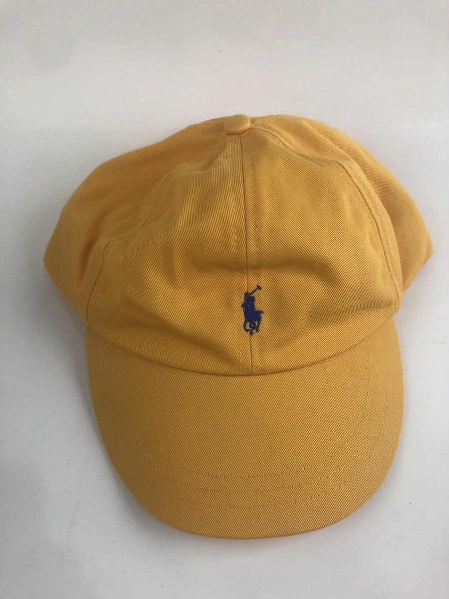 Polo Ralph Lauren Yellow Baseball Cap with Blue Pony Logo NWT Polo Ralph Lauren Unisex Blue Pony Logo | Mercari main image 2