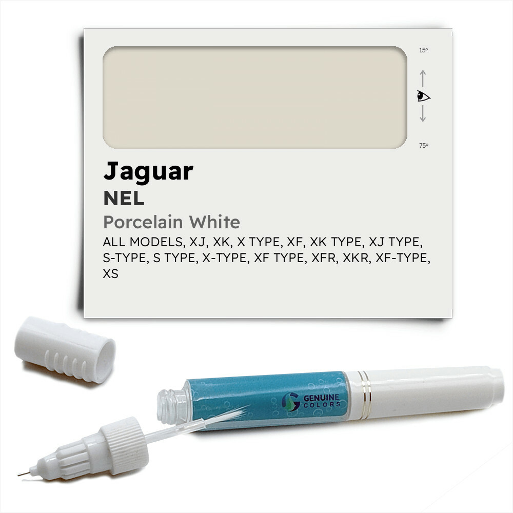 NEL White Touch Up Paint for Jaguar XJ XK X TYPE XF S XKR