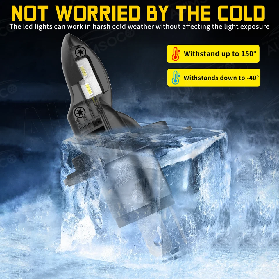 Para Nissan X-Trail 2002-2003 - 4x 10000K LED Faro Alto/Bajo + Bombillas Antiniebla KIT Foto 2 de 4