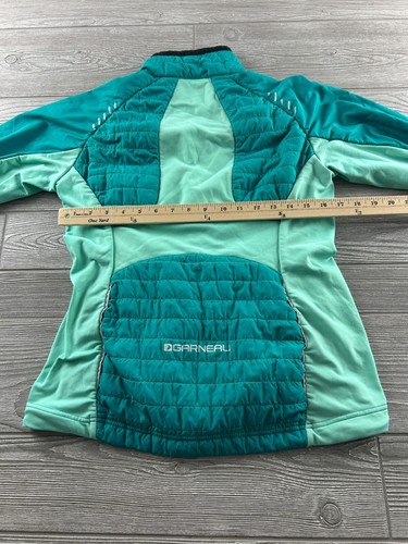 Louis Garneau Polartec Alpha Teal Green Insulated Jacket Women's Full Zip - Picture 9 of 12