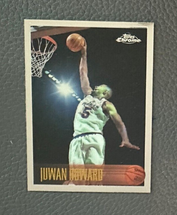 1996-97 Topps Chrome Juwan Howard #137 Basketball Card Bullets