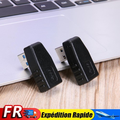 USB Extension ligne mâle/femelle 90 degrés USB 3.0 coude câble adaptateur