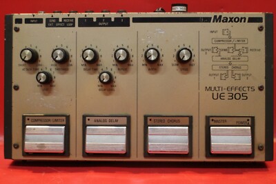 Maxon UE305 Guitar Multi Effects Pedal Ac100v for sale online | eBay