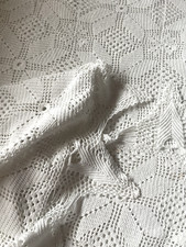 copriletto in pizzo matrimoniale fatto a mano