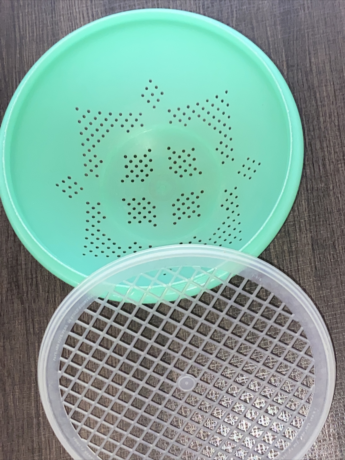 Vintage TUPPERWARE Green COLANDER Strainer Bowl 339 with Lid 516 eBay