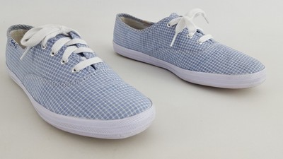 keds blue and white