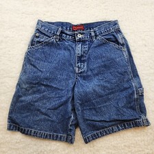 Arizona Jean Denim Shorts Boy 10 Husky Cargo Hammer Hook Summer Cotton
