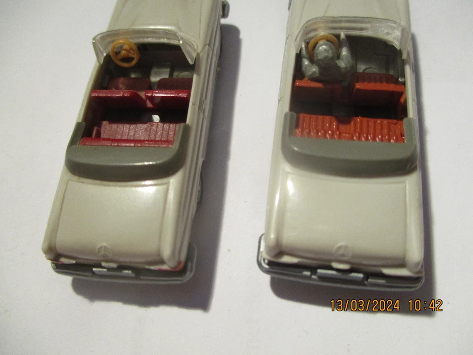 RE-WIKING - MB 280 SE CABRIOX2 - 1x153/1 OHNE FUSSR - 1x153/3MIT FUSSR - Immagine 3 di 4