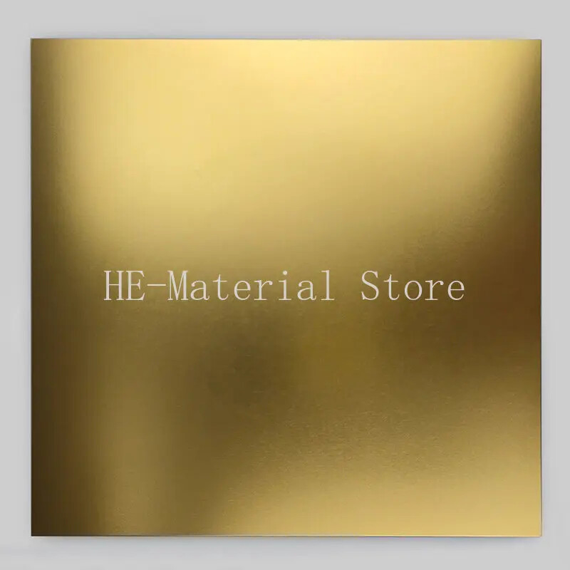 Gold Anodized Aluminum Sheet Alloy Board Flat Plate CNC Metal ...