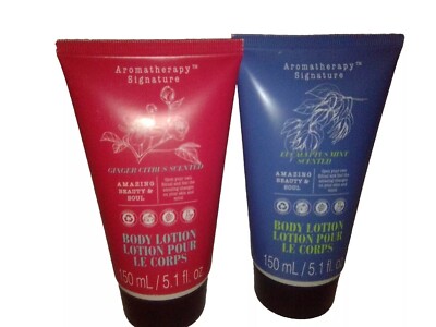 Body Lotion Aromatherapy Signature Soul Eucalyptus Mint, Ginger Citrus