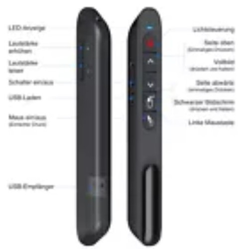 Power point Presentation Remote Wireless USB PPT Presenter Laser Pointer Clicker - Picture 8 of 15