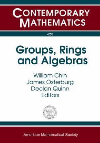 Groups Rings Algebras Contemporary Mathematics Paperback 9780821839041