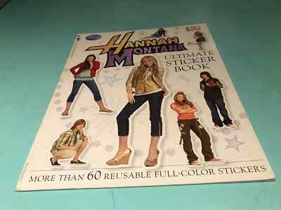 Hannah Montana Ultimate Sticker Book Disney DK Miley Cyrus all stickers intact