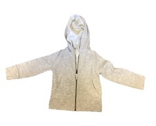 Crewcuts Girls Gray Zip Up Hoodie Size 3