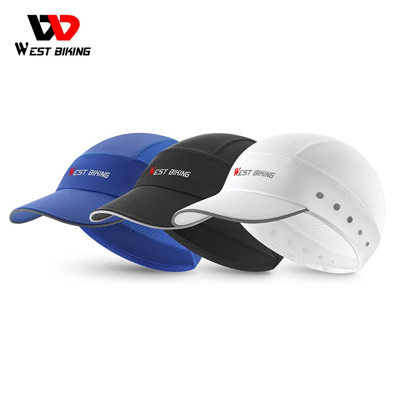 Gorra de Ciclismo de Verano Bicicleta Casco Forro Sombrero UV Ala de Sol Deportes Pesca Sombrero Foto 2 de 4