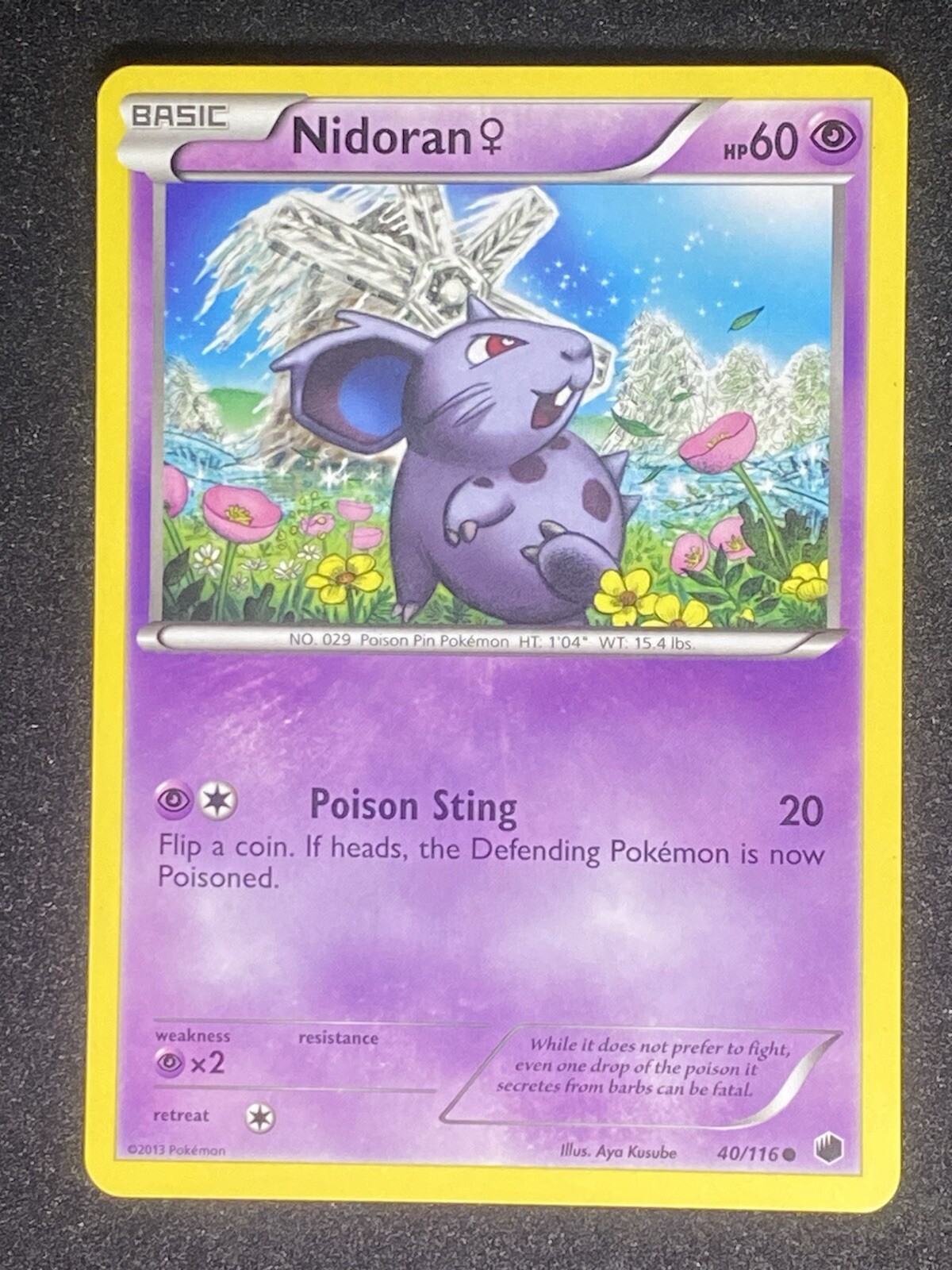 NM Nidoran F 40/116 Plasma Freeze Common