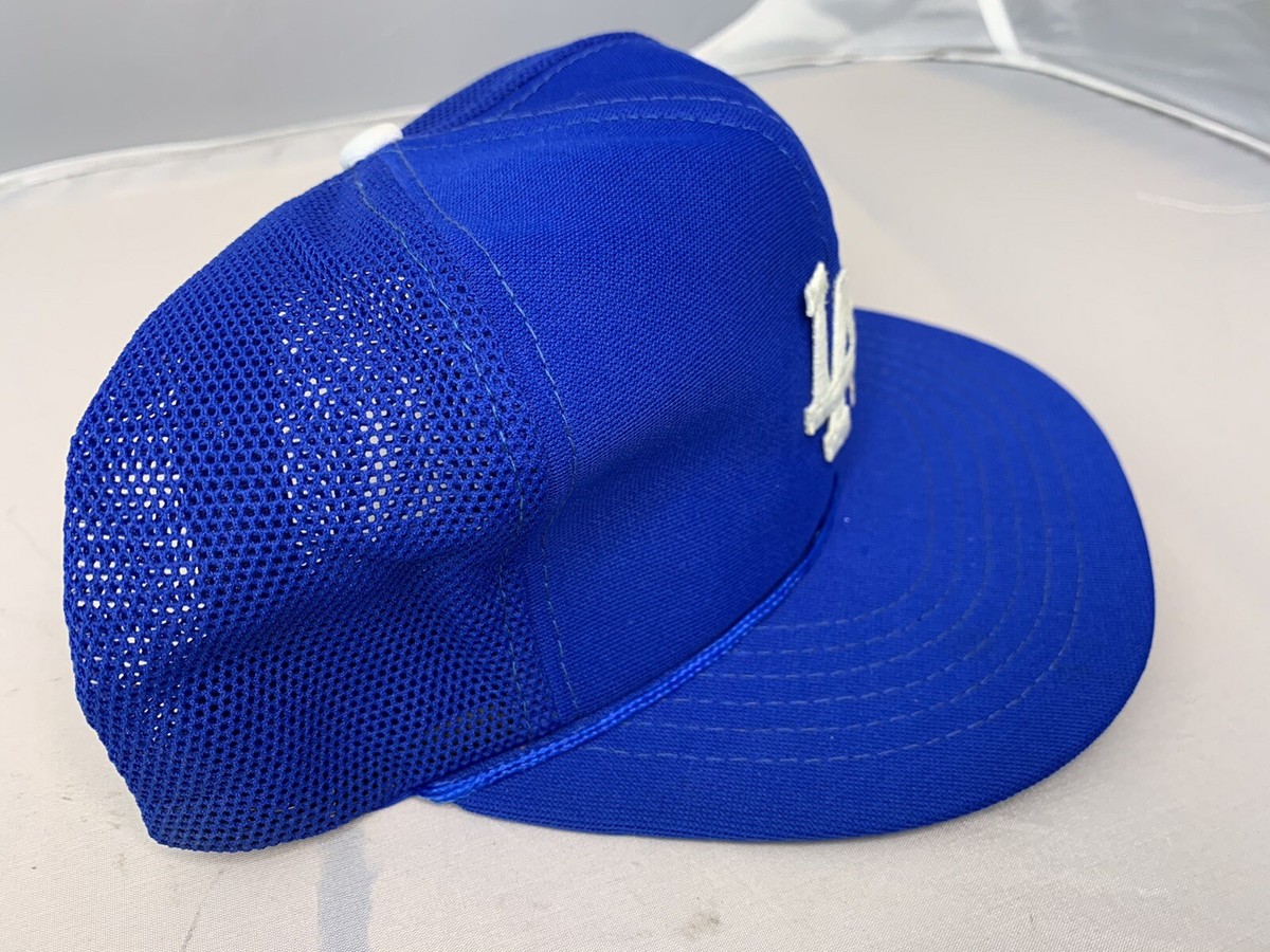 80’s MLB LA Dodgers メッシュキャップ Vintage LA Dodgers Patch Snapback Blue Mesh Retro 80's 90's