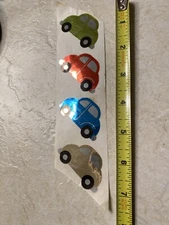 Vintage 80's Hambly Studios Volkswagen bug buggy metallic foil stickers