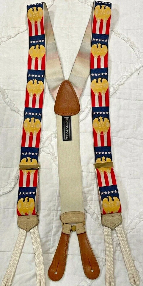 Tirantes Trafalgar Braces Calvin Curtis• AMERICA HURRAH• Mejor oferta•FedEx gratis Foto 2 de 4