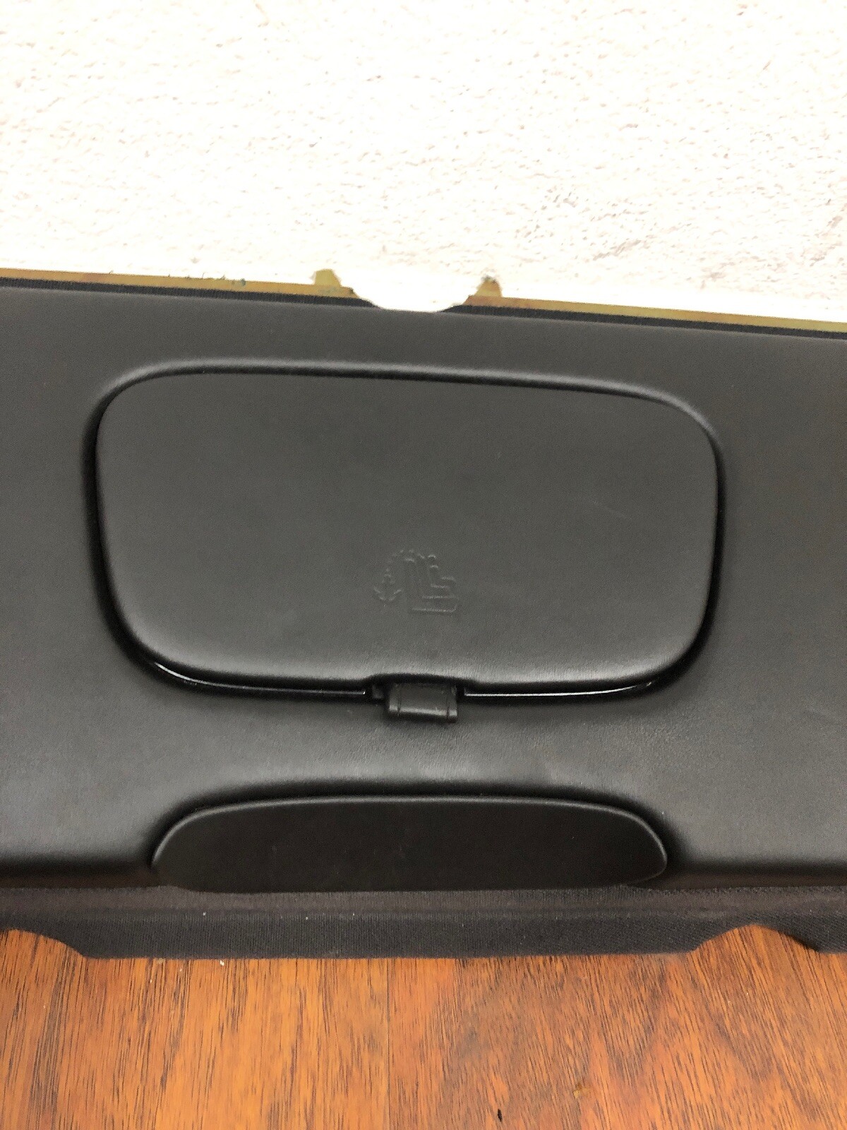 2006 Bentley Continental Flying Spur Black Leather Rear Deck Shelf Trim Panel