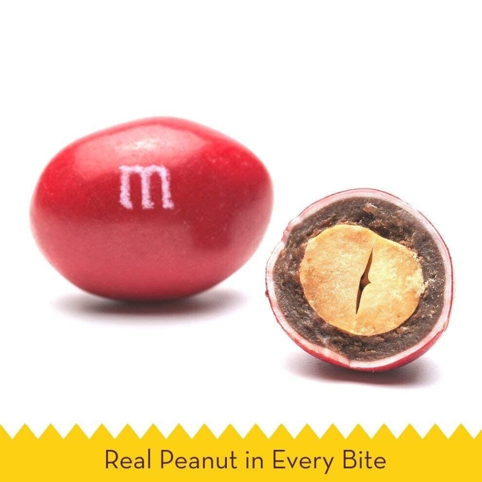 M&M PEANUT Milk Chocolate, Family Size Candy Bag, Individual M&M PEANUT Milk Chocolate, Family Size Candy Bag, Individual