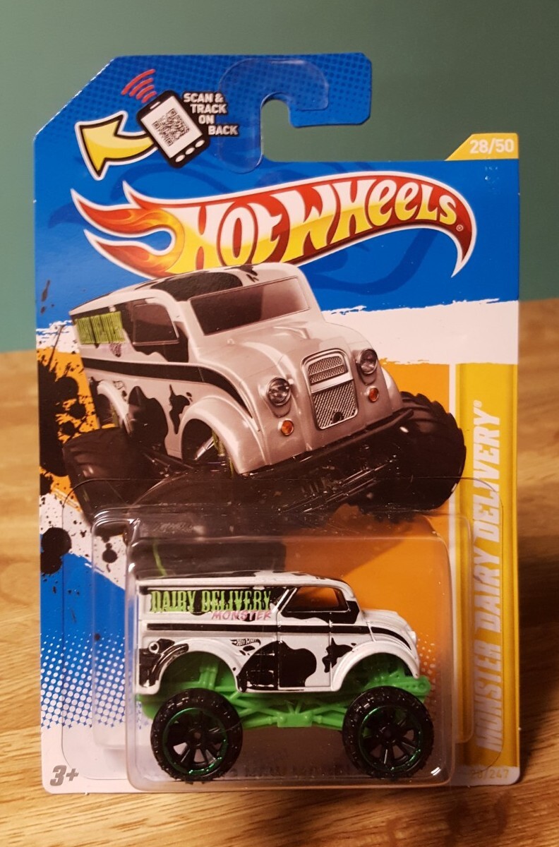 Hot Wheels Monster Dairy Delivery 1:64 Scale 2012 New Models