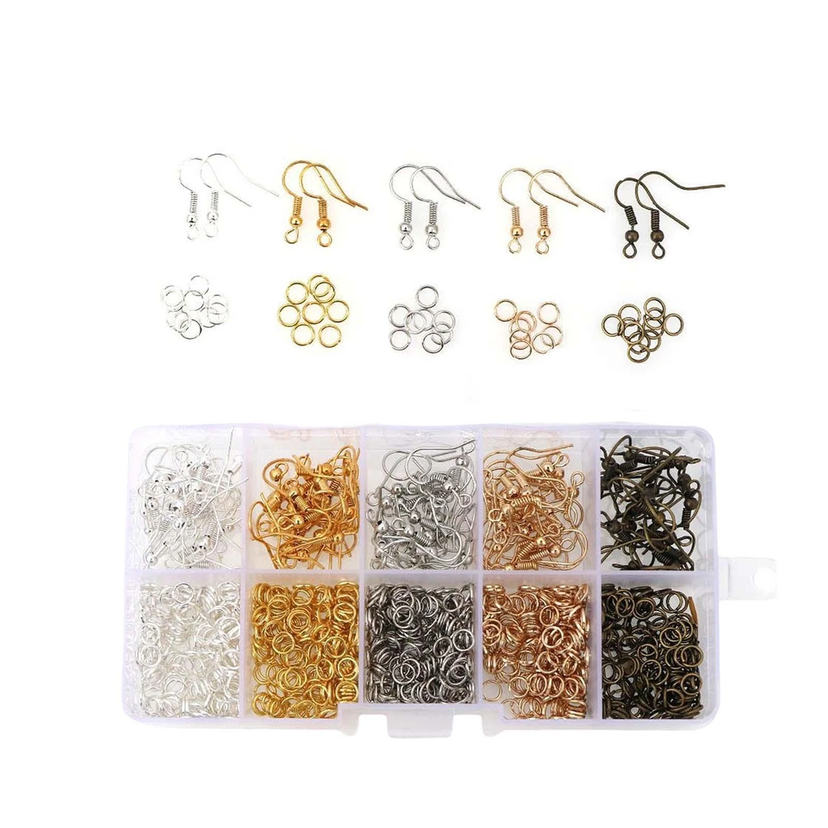 Earring Hooks Jewelry Making Supplies Open Jump Rings with Earring