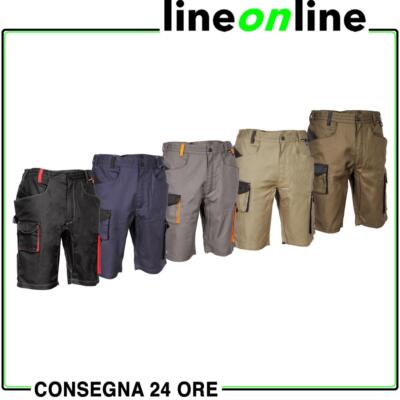 Pantaloni corti multitasche da lavoro Cofra Liegi elasticizzati