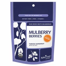 Organic Mulberries 8 Oz By Navitas Organics