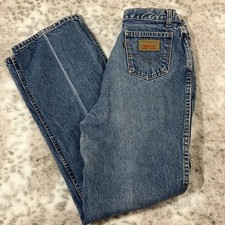 Vintage 70s Levis Wide Flare Denim Jeans 30x31 Orange Tab Pocket Paper tag 284