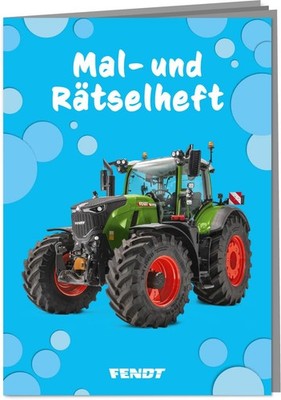 Malbuch Rätselheft FENDT TRAKTOR 12 Seiten DIN A6 Mitgebsel Kindergeburtstag