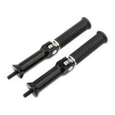 Schwarze Fußrasten Montieren Halterung für Harley Softail 18-24 Beifahrer hinten