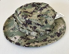 NEW US NAVY NWU Type III AOR2 Woodland Boonie Hat SUN COVER size XL X-large