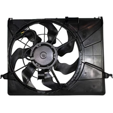 Radiator Cooling Fan For 2006-09 Hyundai Sonata 3.3L with Blade Motor and Shroud