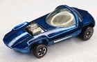 Hot Wheels Redline Silhouette Blue w/ White Interior Vintage Original