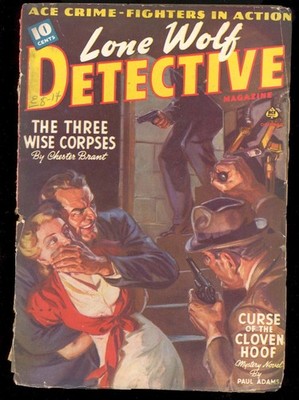 LONE WOLF DETECTIVE MAGAZINE VOL 139 #2 8/17/40 FIFTH COLUMN ACE CRIME FIGHTERS