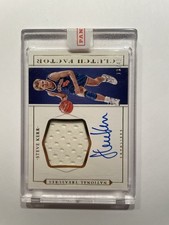 2015 -16 Steve Kerr National Treasures - Clutch Factor - Patch Auto #/49 Sealed