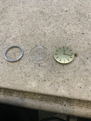 Hamilton Quartz Movement Cal 705 W/ Gold Dial, Crystal (Not Tested)