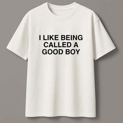 T-Shirt I Like Being Called A Good Boy, Sarkastisches Zitat Meme Gen Z Humor Tee