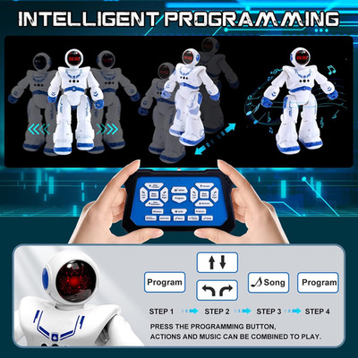 Kinder Spielzeug für 4 Jahre Junge Mädchen Fernbedienung Roboter Kits mit RC Smart für