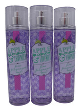 3 PC Bath  Body Works APPLE BLOSSOM  LAVENDER Fragrance Mist Spray