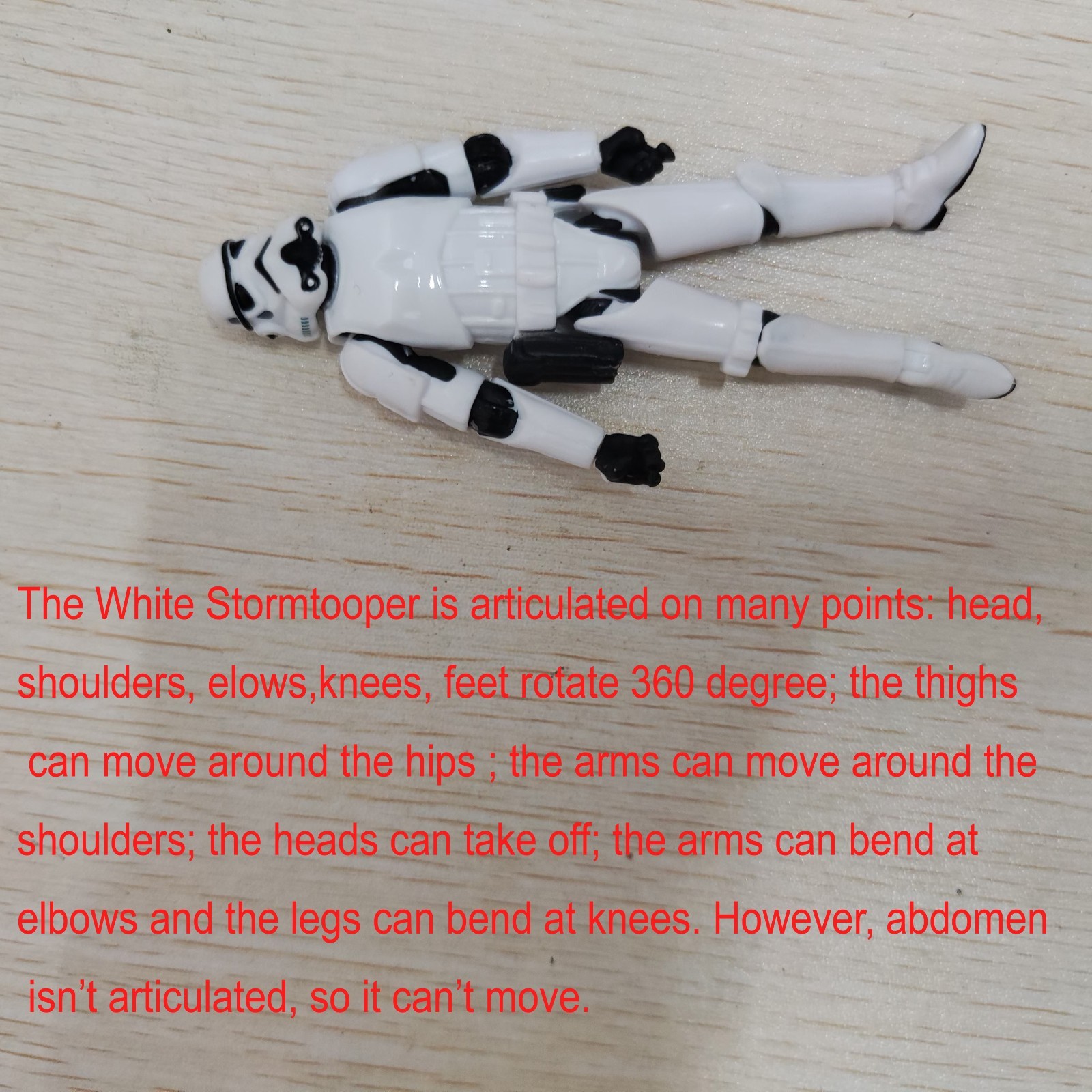 10pcs 3.75" Star Wars  White Stormtroopers Action Figure + 20 Blasters